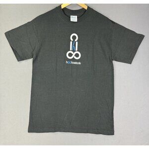 Vintage Y2K Hoobastank Band Tee Hardcore Softcore Black Tour Promo Concert Rare